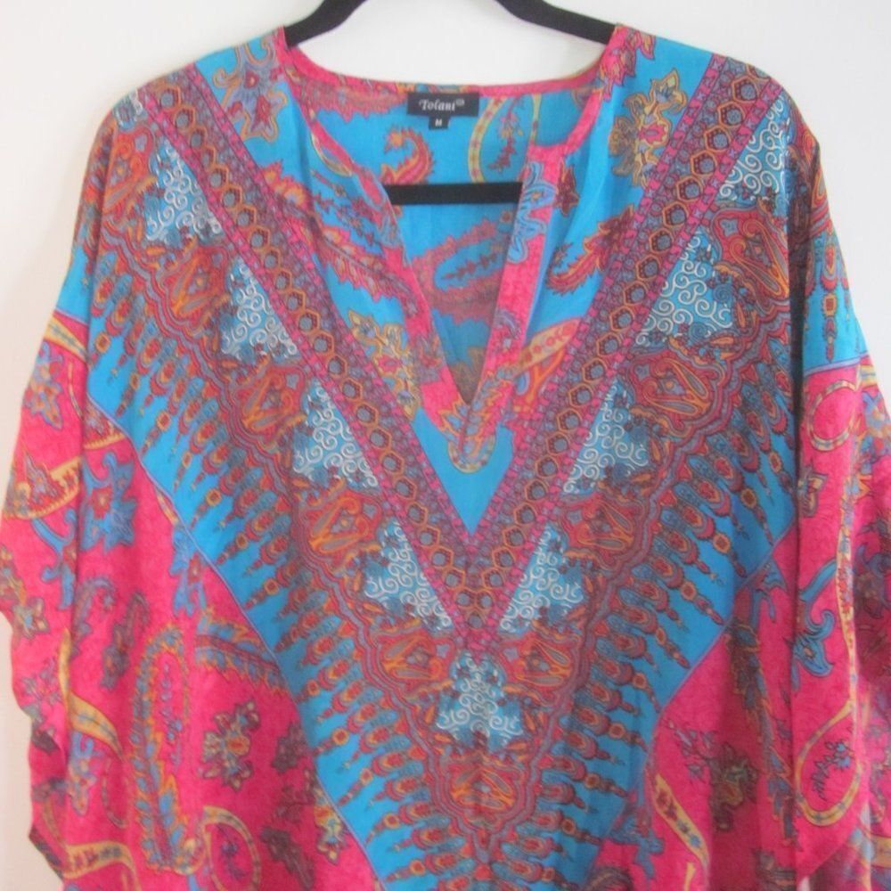 TOLANI Silk Kimono Size M - Picture 11 of 12